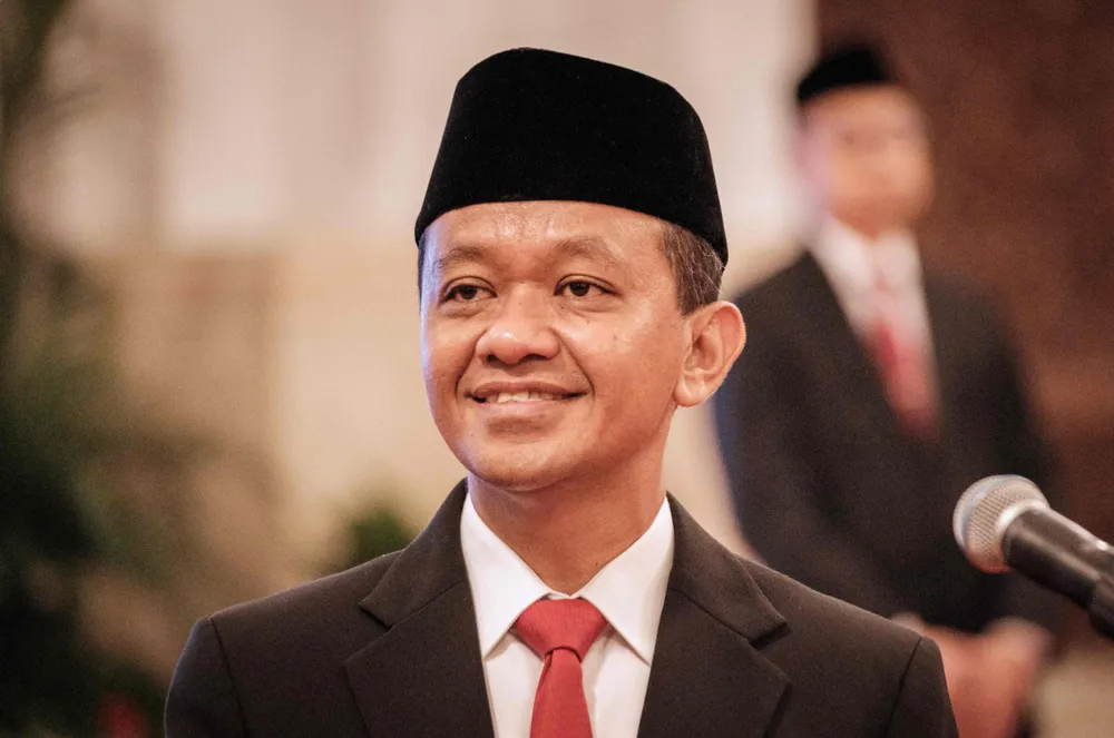 Indonesia’s Minister of Energy and Mineral Resources, Bahlil Lahadalia.