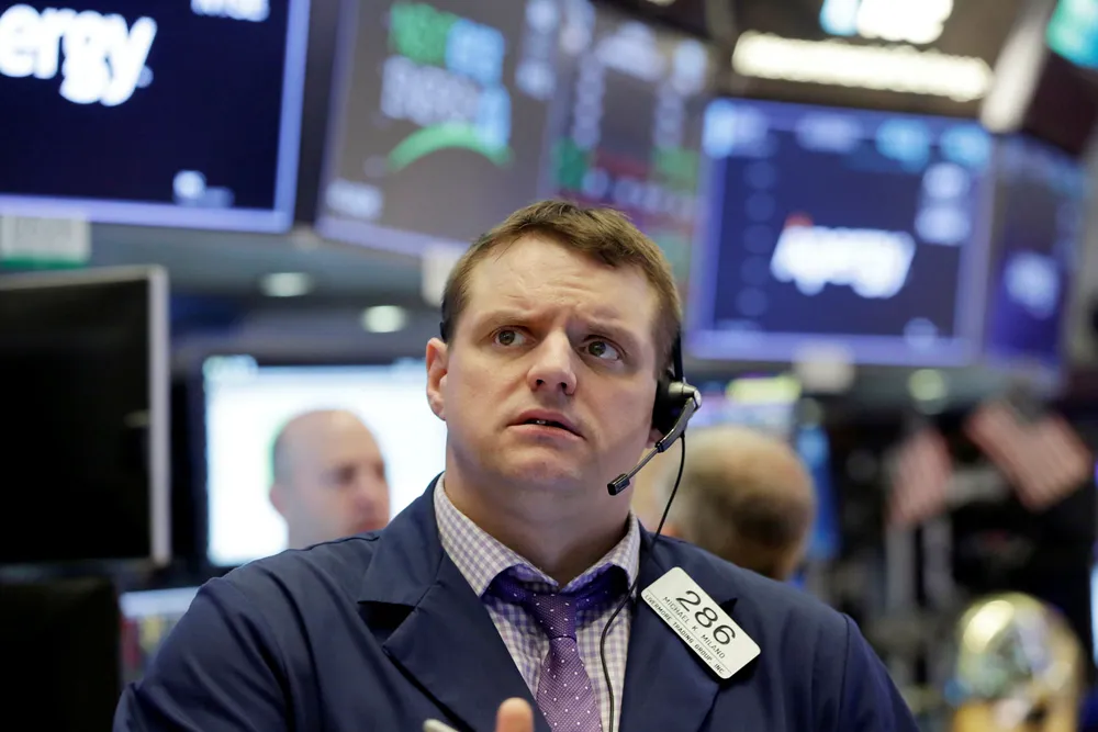 Widening gap: US crude prices fell in early trade while Brent continued to climb higher widening the spread between the two benchmarks