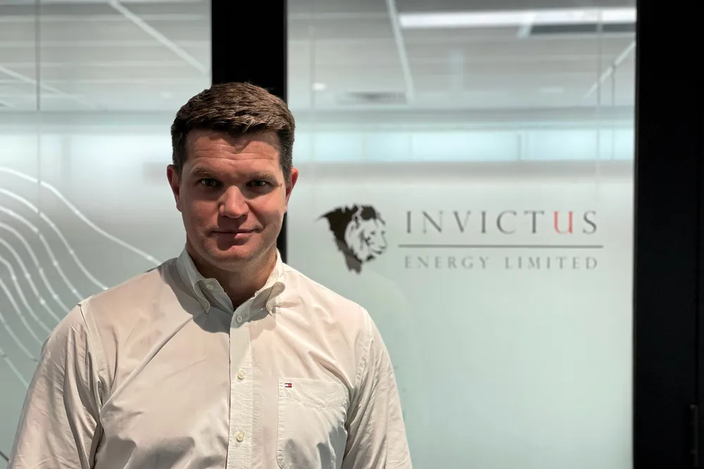 Share price surge: Invictus Energy managing director Scott Macmillan.