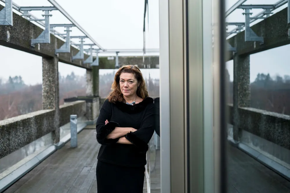 NHO-leder Kristin Skogen Lund. NHO går imot forslaget om et lavterskeltilbud for saker om seksuell trakassering, ifølge NHOs høringssvar.
