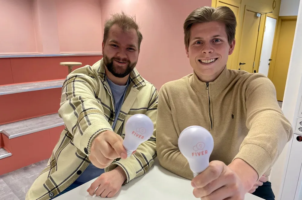 Jakob Brattli Sørensen (t.v.) og Samson Vonen har fått støtte fra Innovasjon Norge.