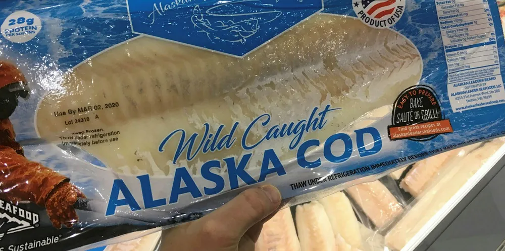 Alaskan Leader's wild caught Alaska cod.