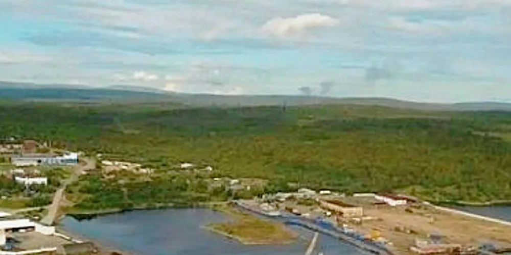 TERMINAL: Den nye Norebo-terminalen vil ligge utenfor Murmansk ifølge fishnews.ru.