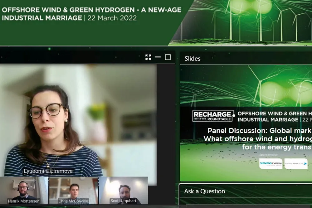 BP's Ira Efremova addresses the Roundtable