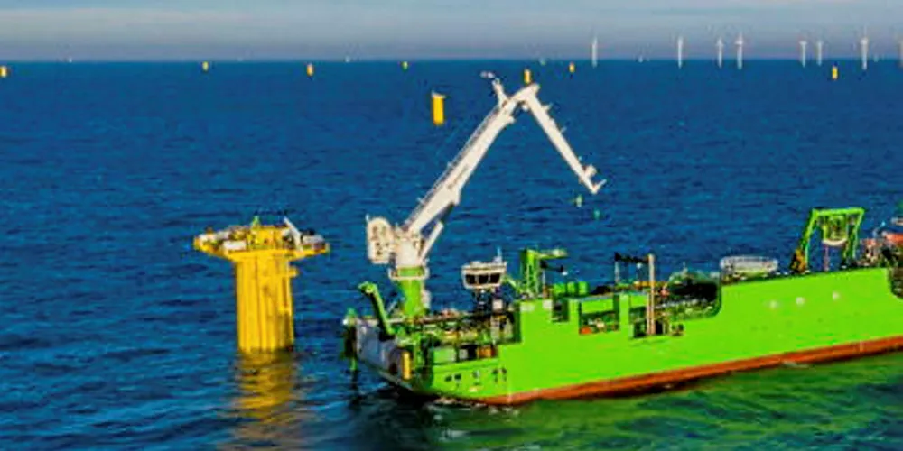 DEME cable laying vessel