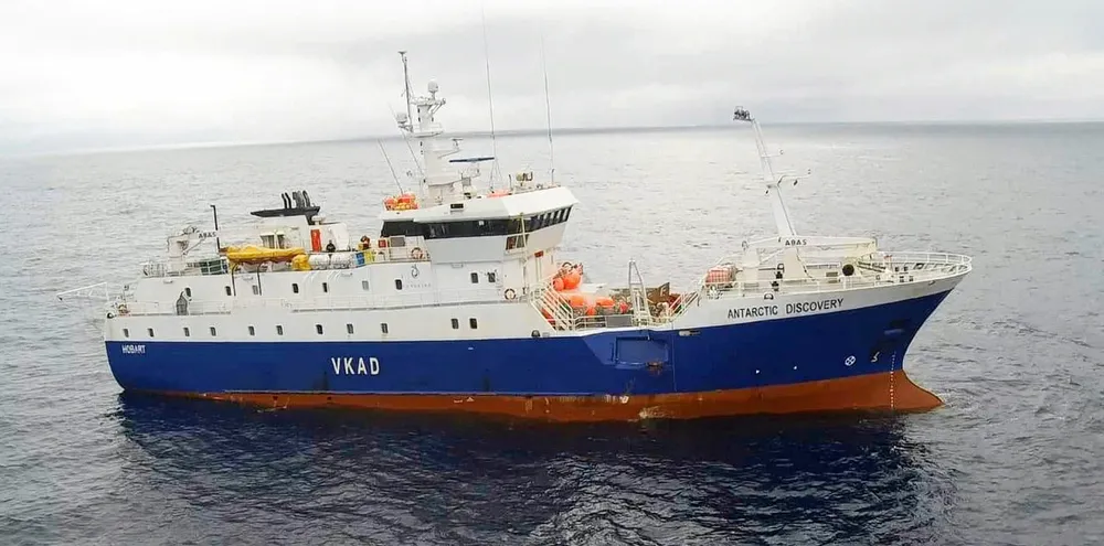 Australian Longline's, Antarctic Discovery vessel.