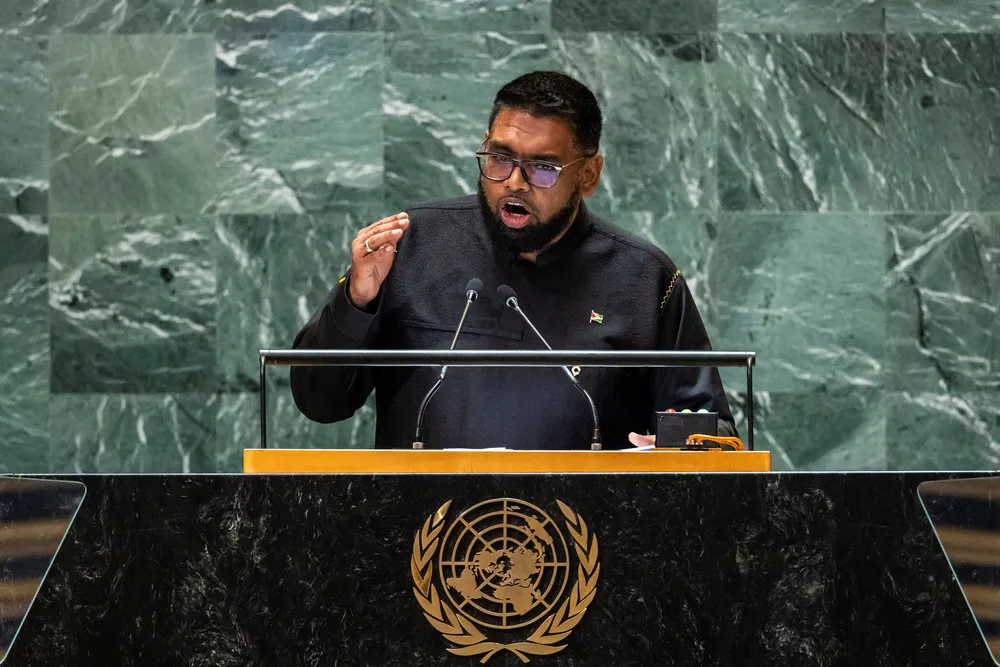 Guyanese President Mohamed Irfaan Ali.