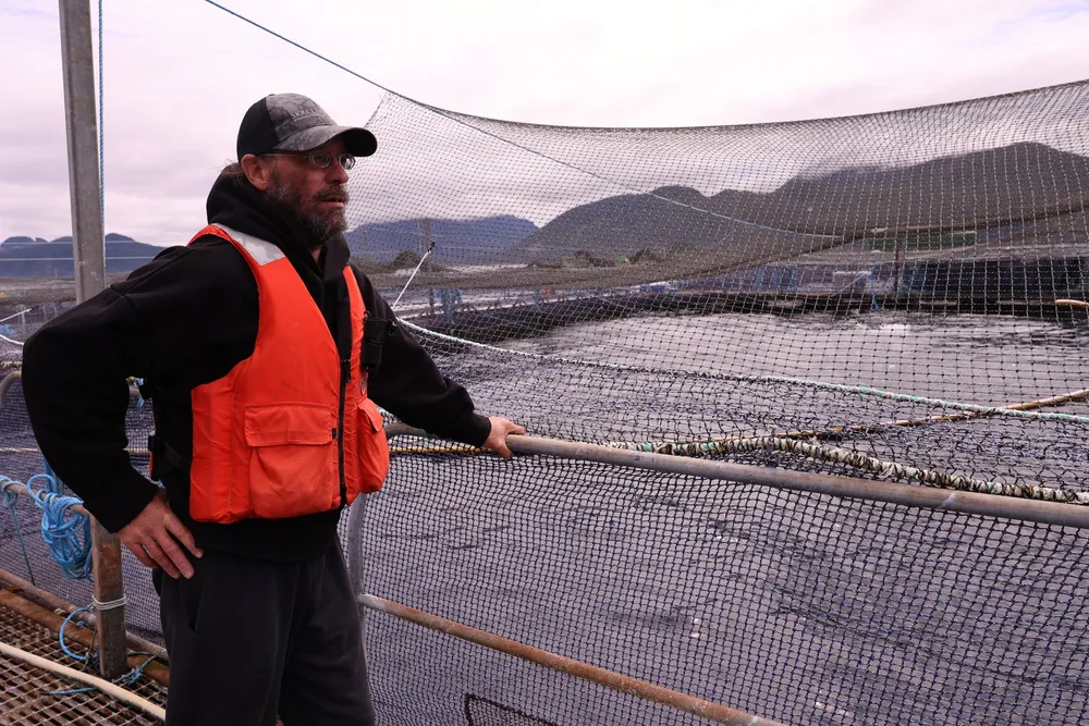 Jay Mortensen, manager of Mowi's Shaw Point facility.