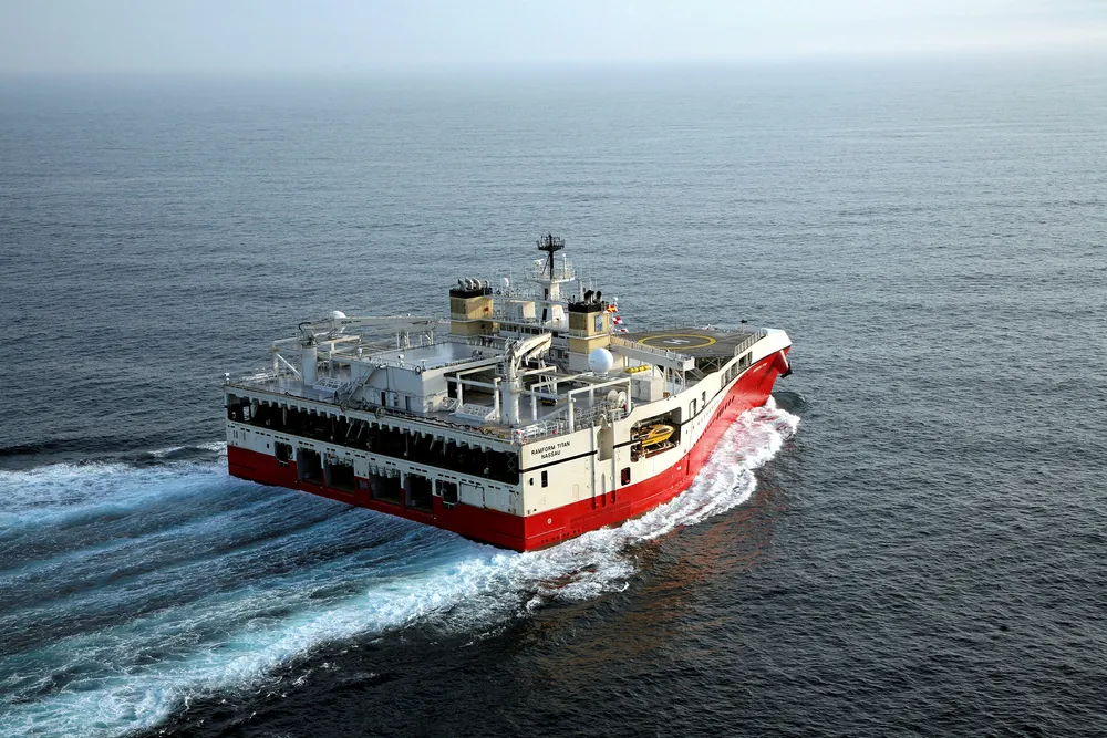 Seismic player cuts costs: the PGS Ramform Titan