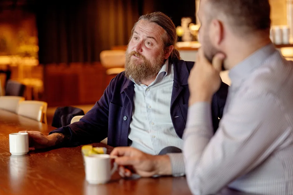 Flott Gjort-gründerne Arnt Andersen og Runar Eggesvik. Andersen deltar i selskapet som forsøker å sikre deler av porteføljen i forbindelse med konkursen.