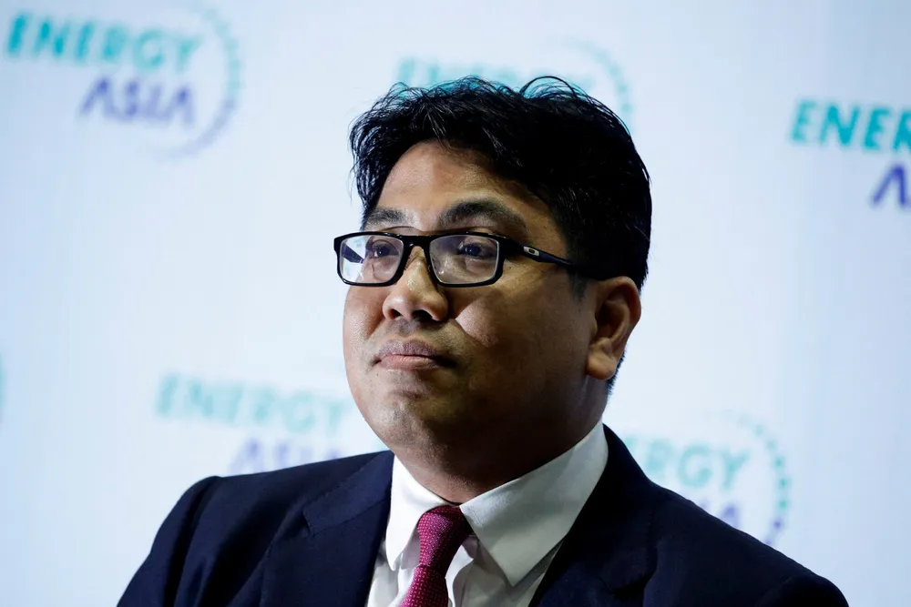Significant discovery: Petronas chief executive Tengku Muhammad Taufik.
