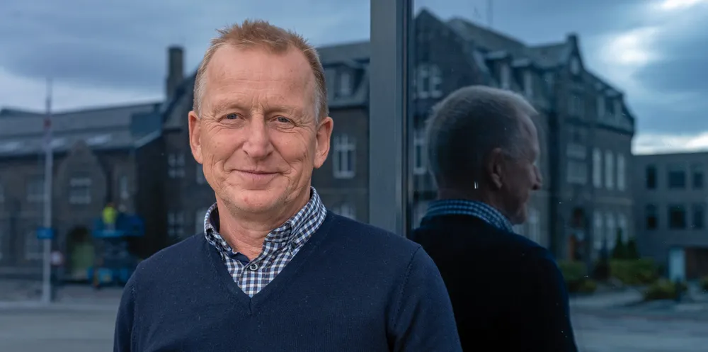 Fiskarlaget sier nei til åpning av flere områder for utbygging av havvind. Her leder Kåre Heggebø.
