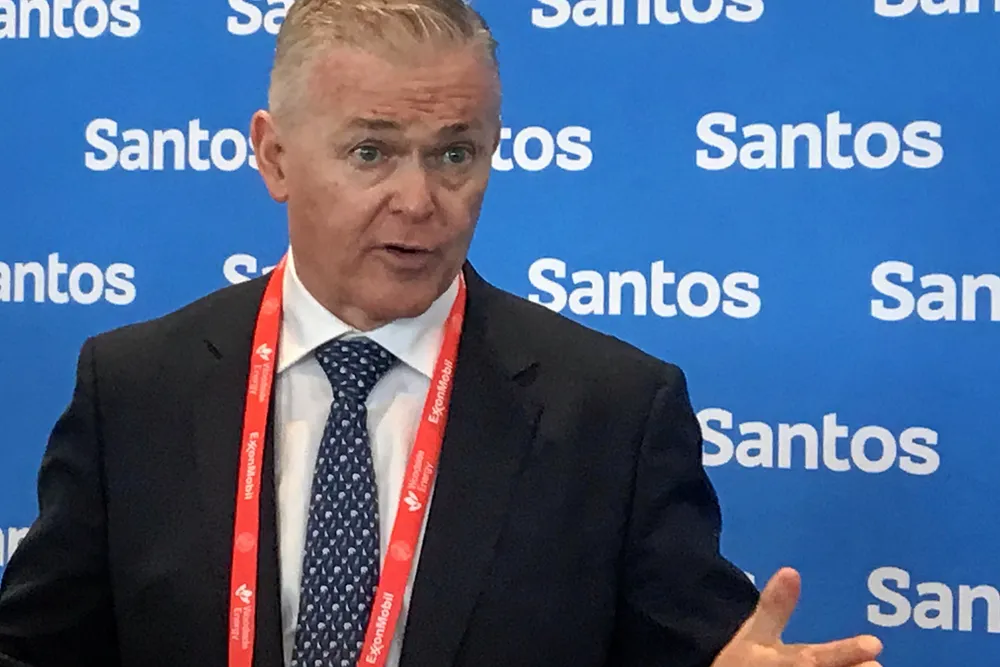 Frustrations: Santos chief executive Kevin Gallagher.