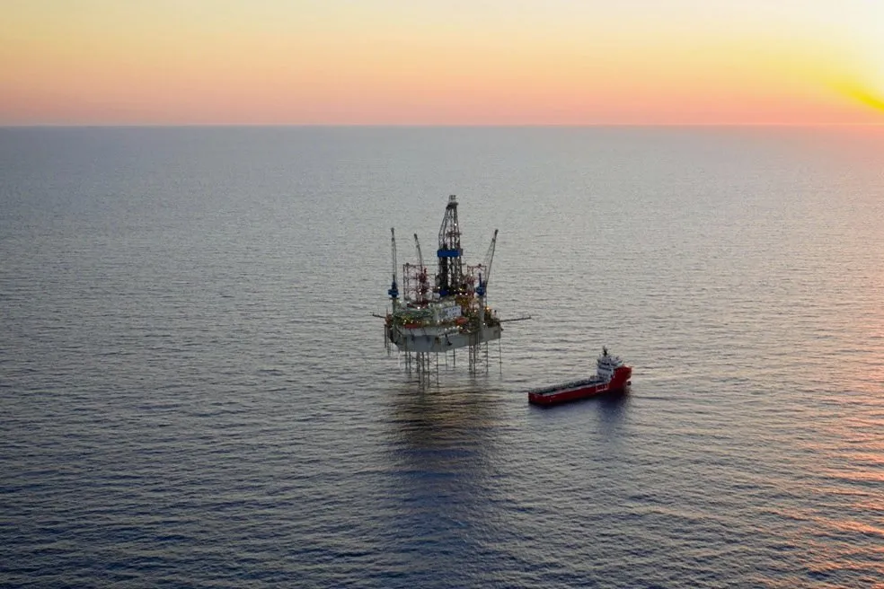 Earlier drilling activity at the Dorado field with the rig Noble Tom Prosser.