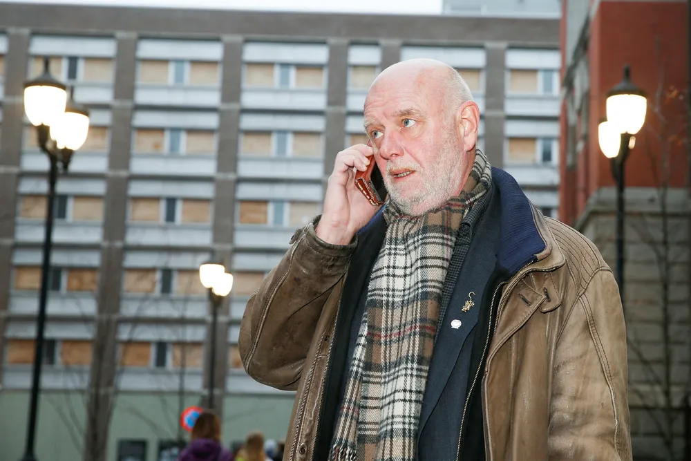 Leder i Norsk transportarbeiderforbund, Lars Johnson. Foto: Pedersen, Terje / NTB Scanpix