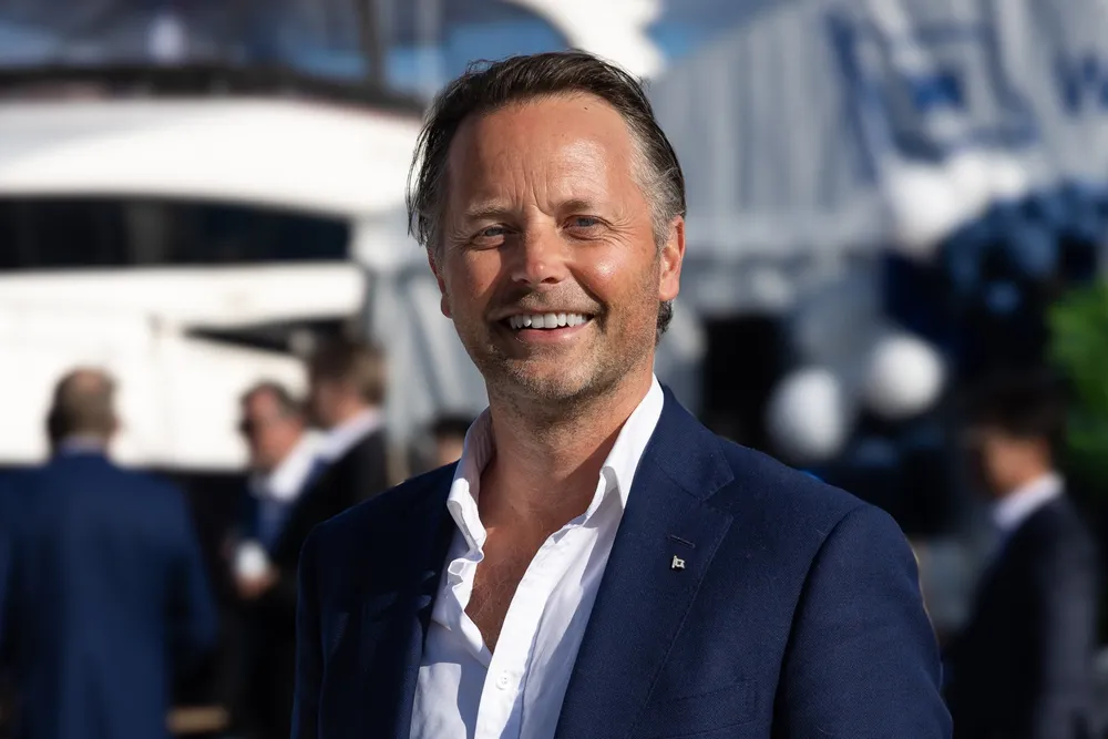 Thomas Wilhelmsen, chief executive of Wilh Wilhelmsen, at Nor-Shipping 2025.