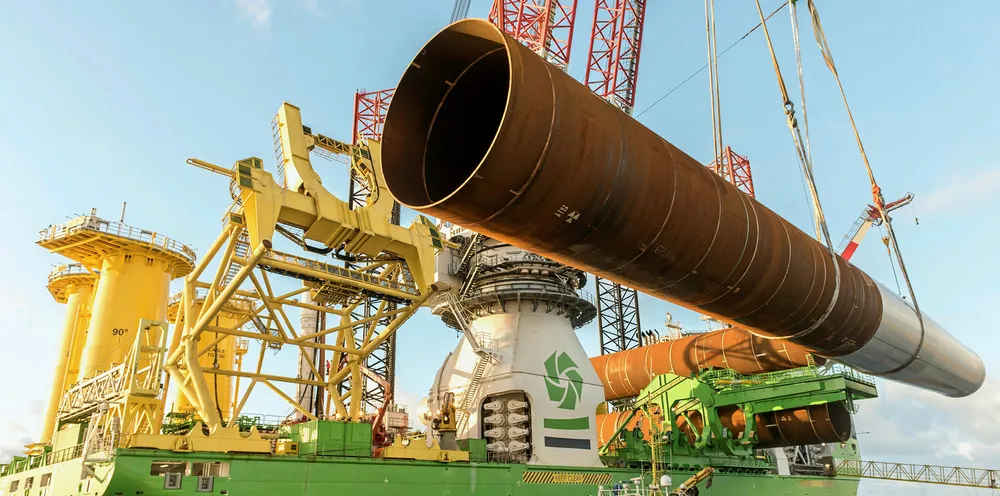 Sif-built monopile heading for UK's Galloper offshore wind farm