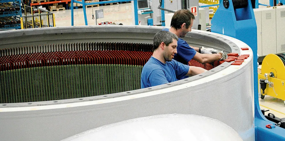 Weg's nacelle factory in Jaraguá do Sul, Santa Catarina state.