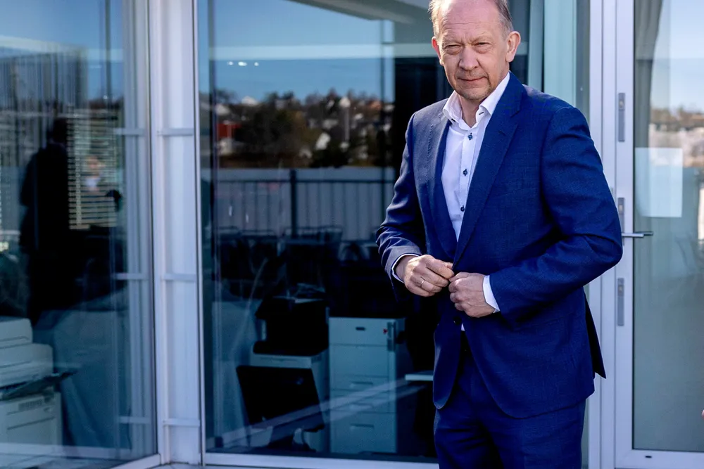 Leder for valgkomiteen i Equinor, Jarle Roth. Her fra et intervju da han var sjef for investeringsselskapet Umoe.