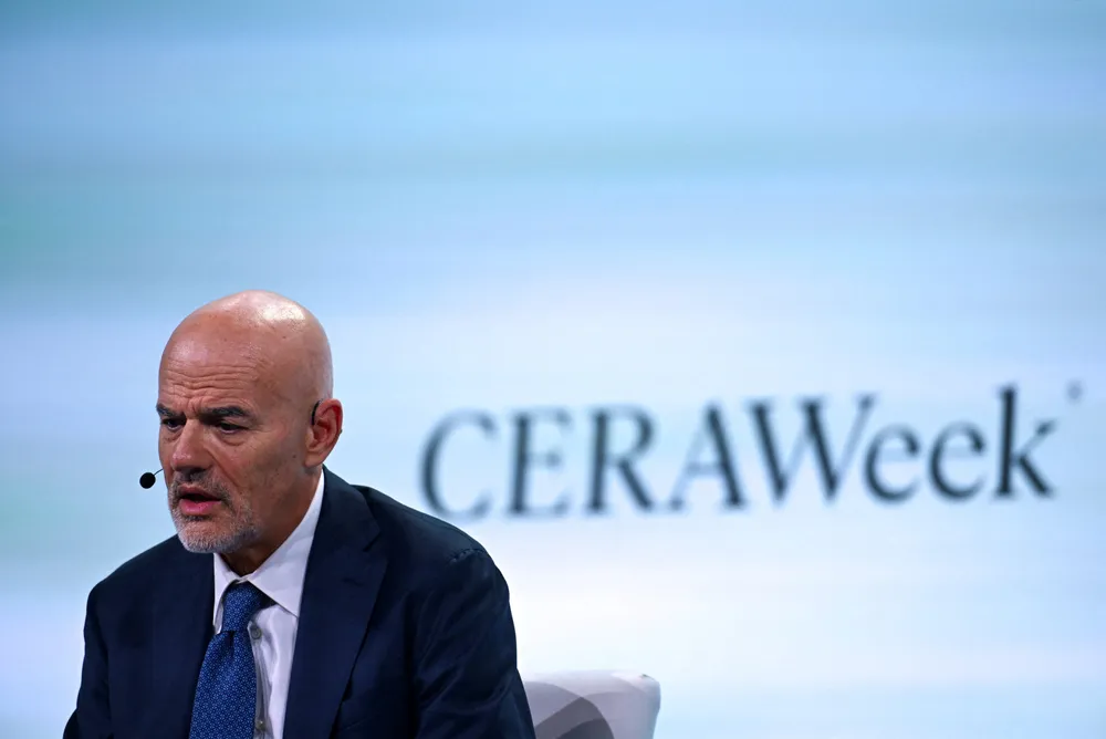 Eni chief executive, Claudio Descalzi.