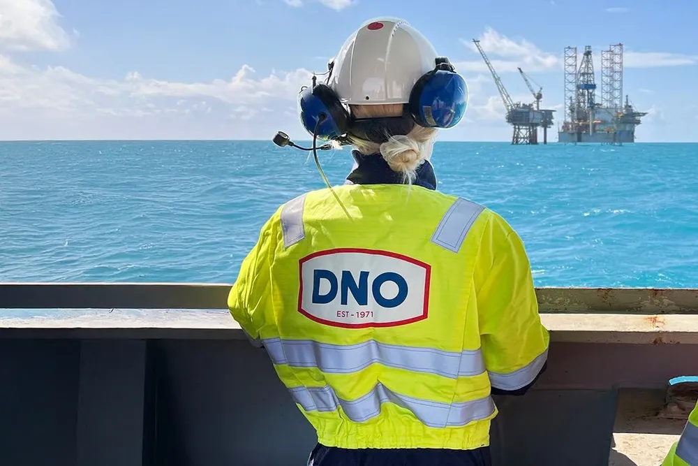 DNO offshore worker in Norway.