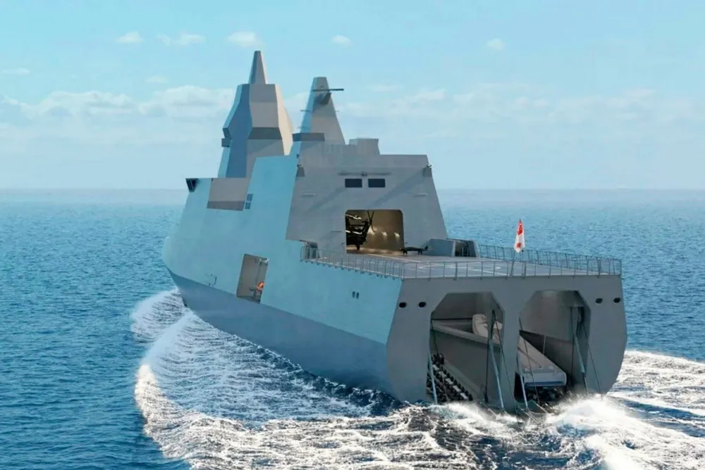 Palfinger Marines slippsystemer skal leveres til Singapores sjøforsvar.