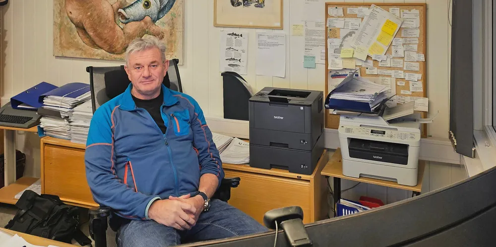 Johan S. Olsen i skipsmeglerfirmaet OSO-Maritim i Andenes.