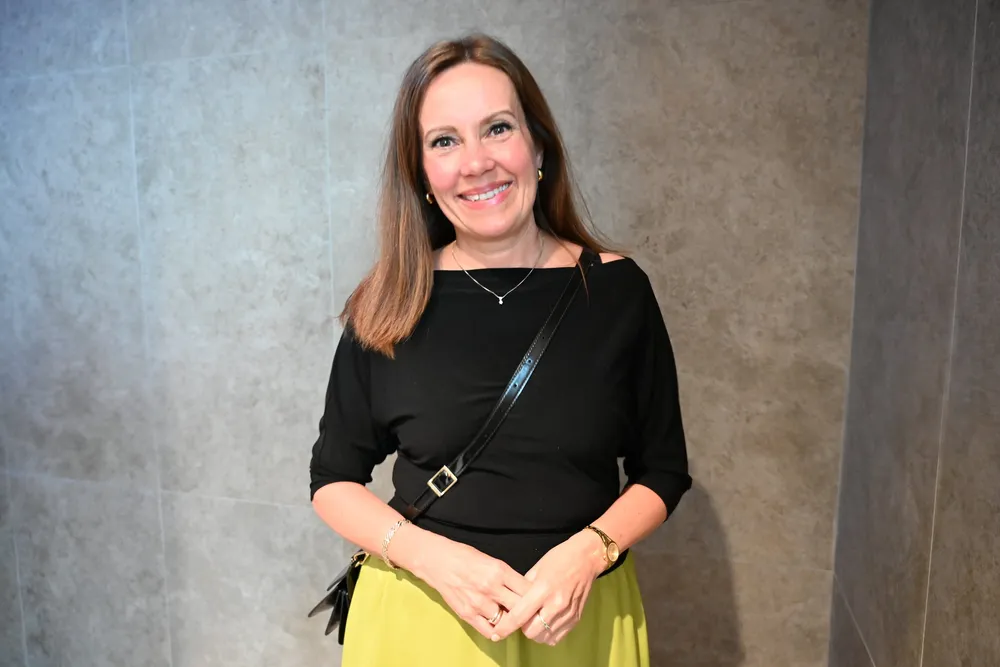 Fiskeri- og havbruksminister Marianne Sivertsen Næss etter Norges sjømatråds seminar i Barcelona 2025.