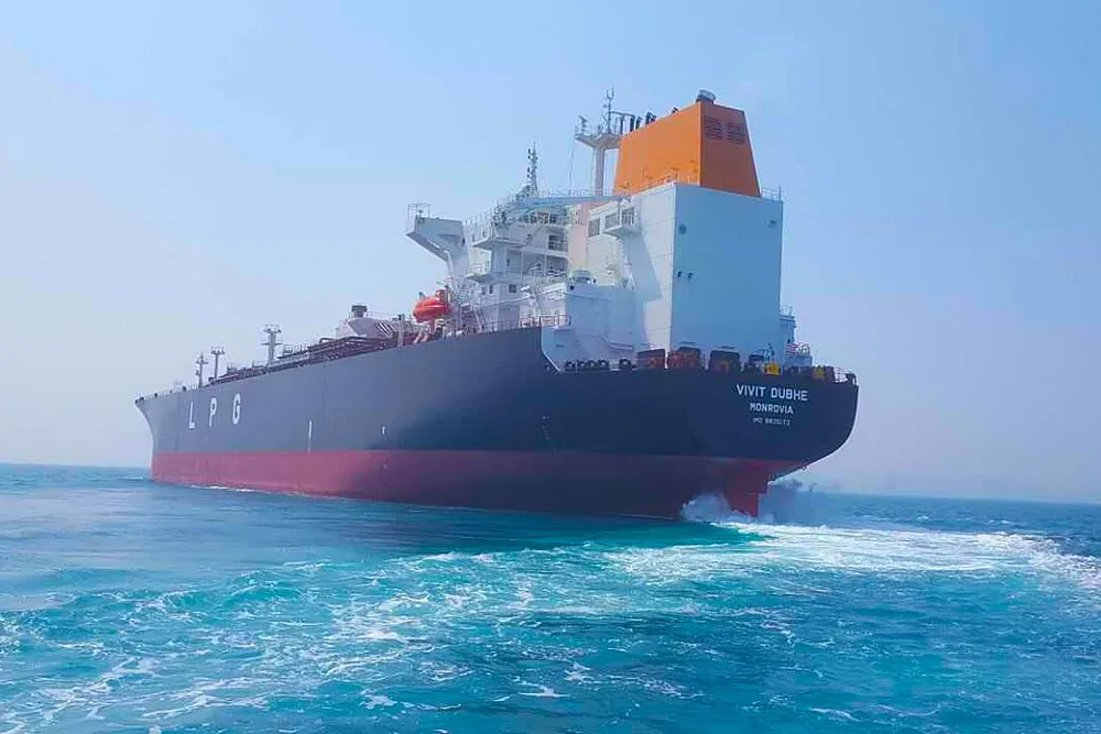 The 84,800-dwt VLGC Vivit Dubhe (built 2019).