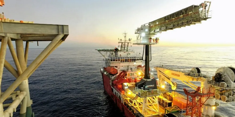 An MMA vessel at work offshore