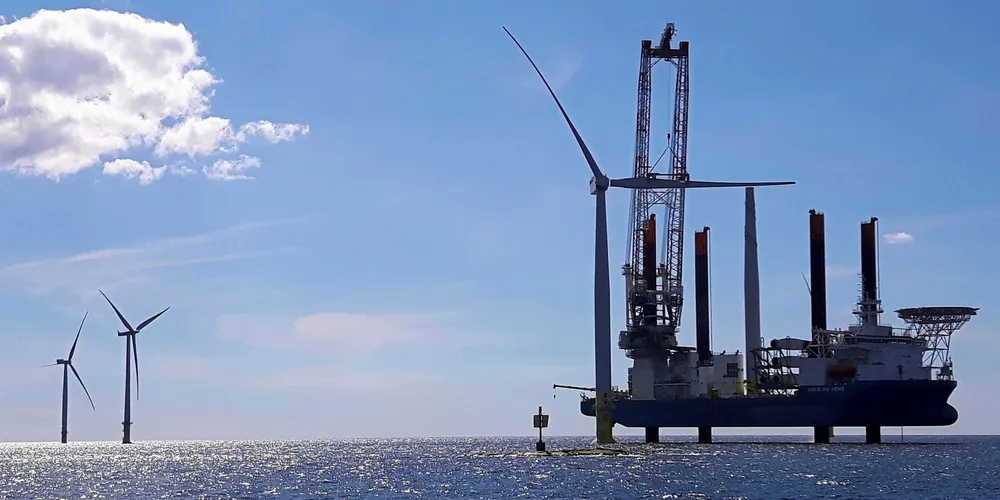 Turbine installation at Tahkoluoto, Finland