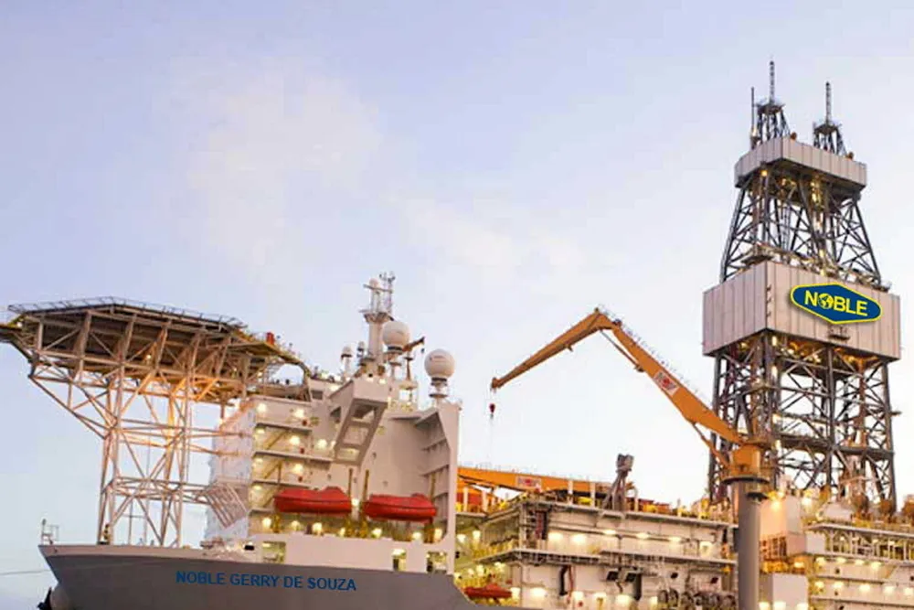 More drilling: the Noble Corporation drillship Noble Gerry de Souza