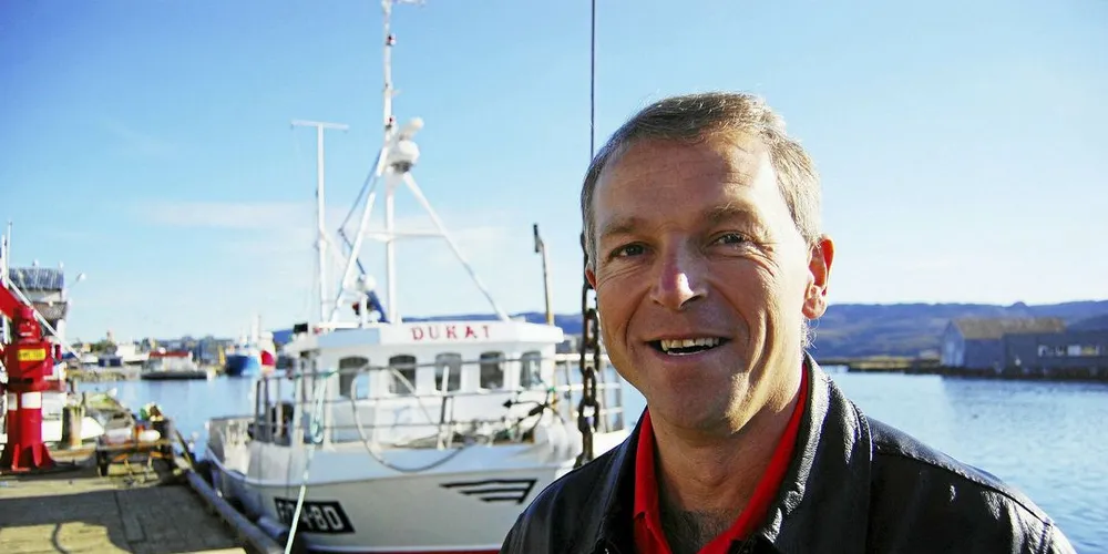 Ordfører og styreleder i Båtsfjord Sentralfryselager håper å ta opp kampen med fryselagerene i Tromsø når han utvider kapasiteten på lageret i Båtsfjord.Foto: Morten Vikeby