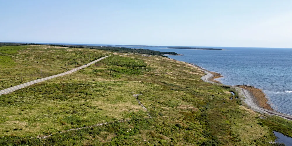 Simply Blue's Goldboro site in Nova Scotia, which was originally owned by a company planning to export liquefied natural gas.