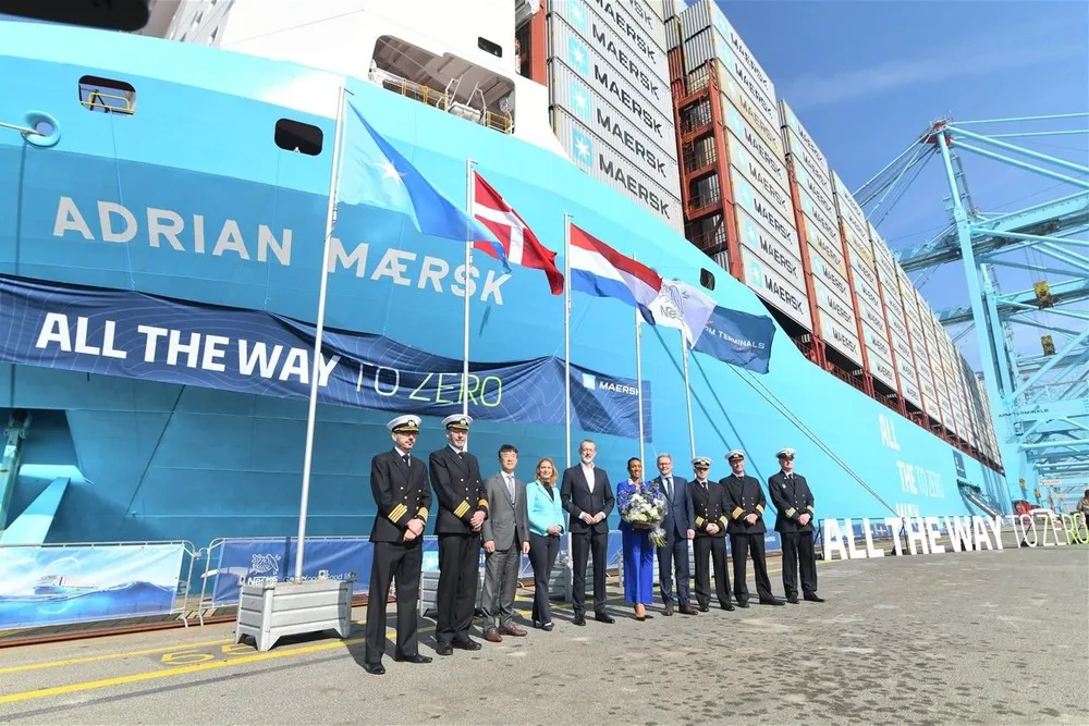 Another methanol dual-fuelled newbuilding delivers for AP Moller-Maersk.