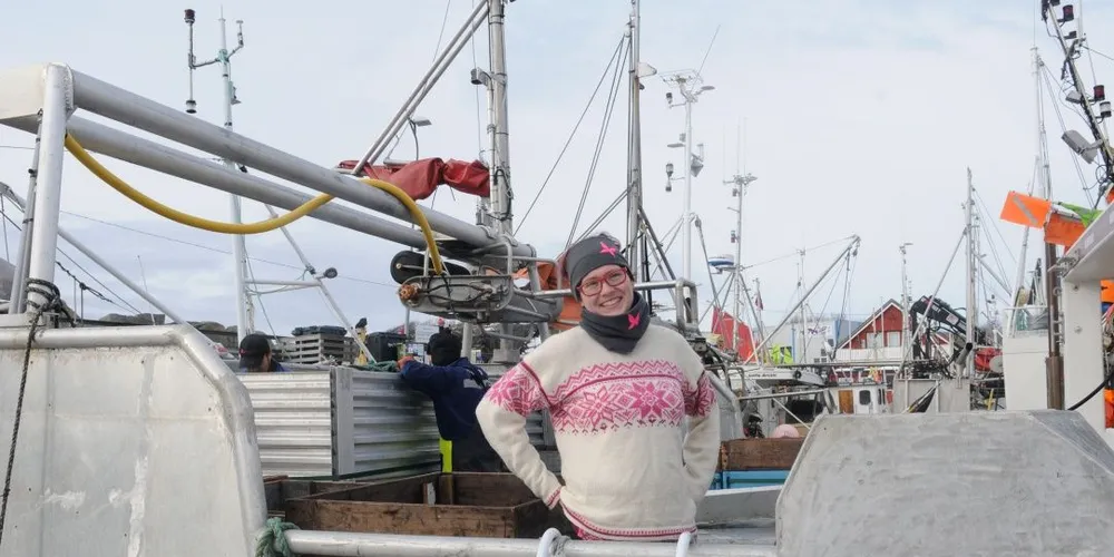 - Vi er her for å tjene penger, svigerfar er her for å fiske, sier Alice Roseth Eik fra Sola. Alle foto: Kjersti Kvile