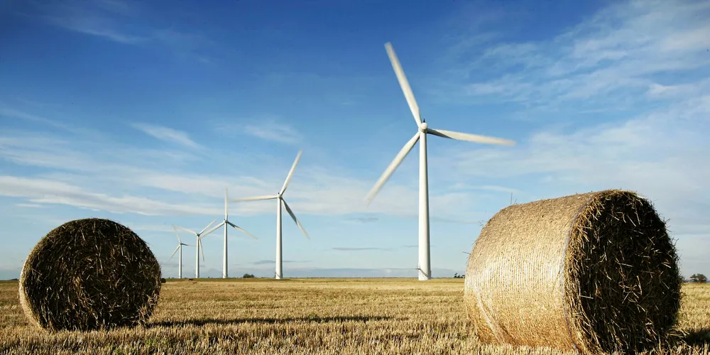 A wind farm in southwest England