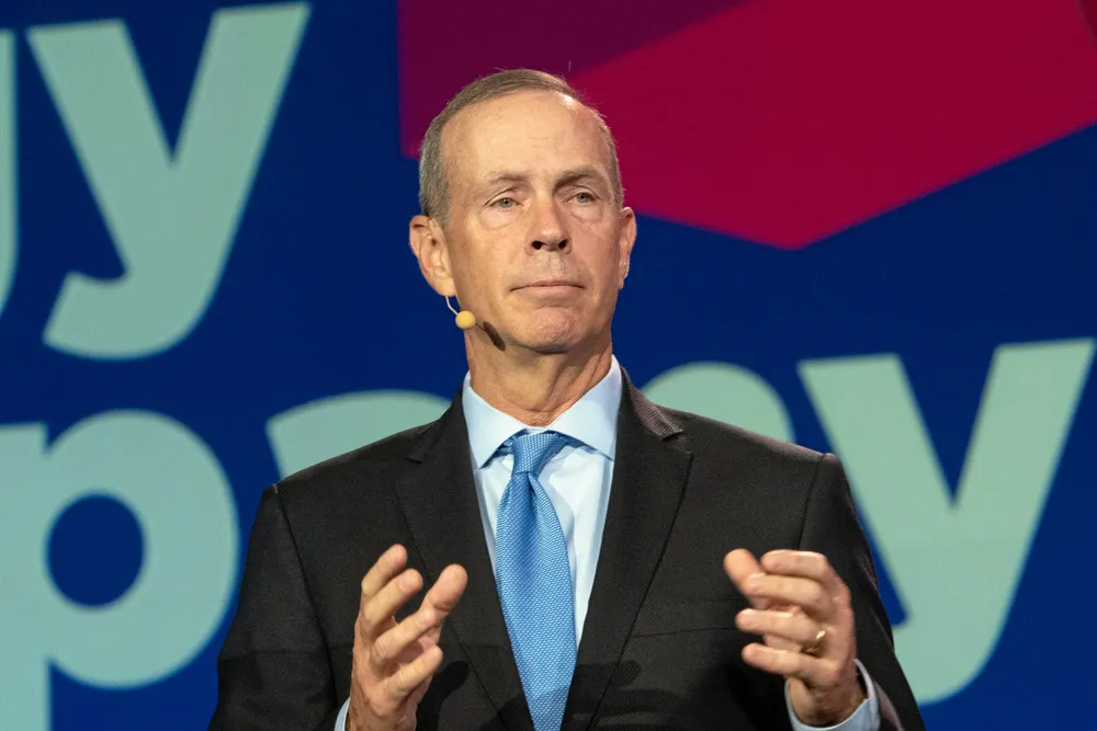 Big deal: Chevron chief executive Mike Wirth.