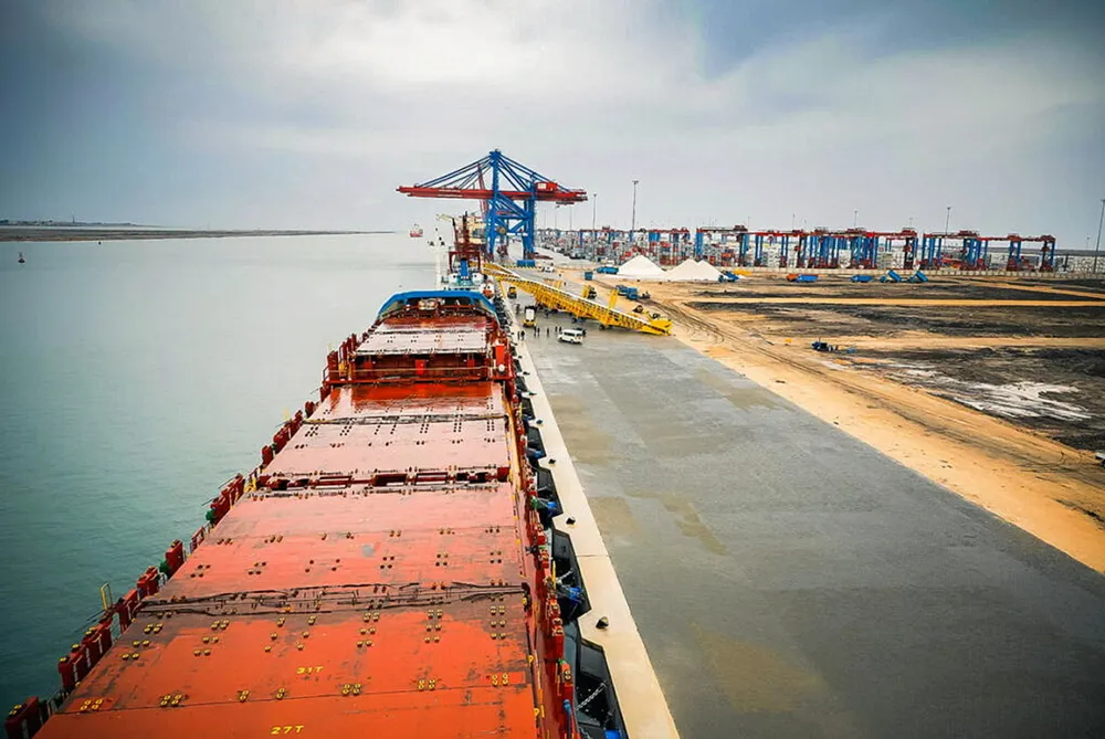 East Port Said on the Suez Canal.