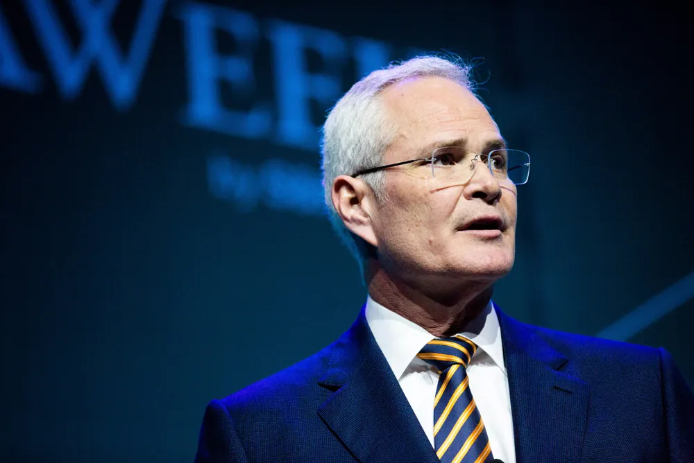 High tech: Darren Woods, chief executive of ExxonMobil.