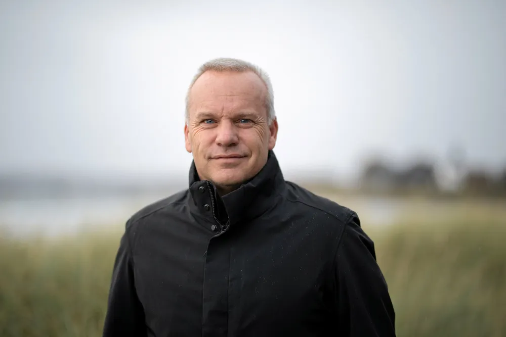High ambitions: Equinor - led by chief executive Anders Opedal - is aiming to triple its UK blue hydrogen production