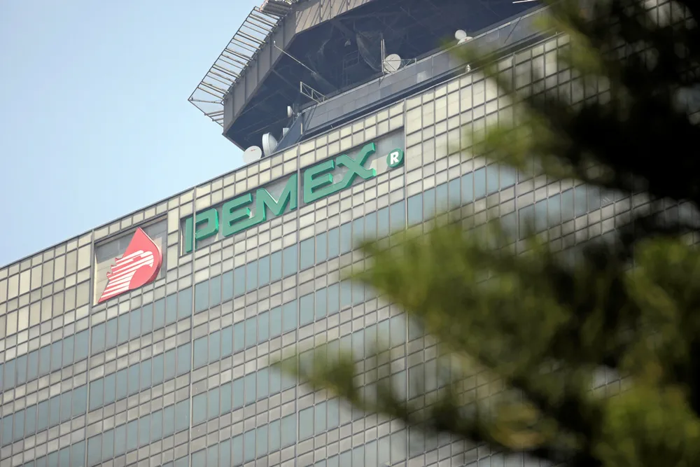 Adding blocks: a view of the headquarters of state-owned oil company Pemex in Mexico City, Mexico
