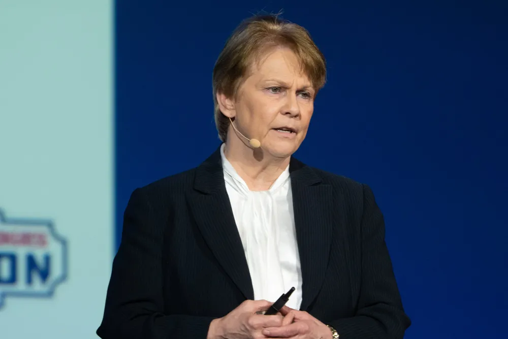 Vicki Hollub, the chief executive of Occidental.