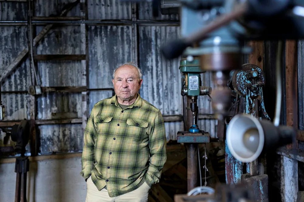 Klesmilliardæren og miljøvernforkjemperen Yvon Chouinard står bak sportsmerket Patagonia og gjør god butikk på bærekraftig mote: I år vil omsetningen passere én milliard dollar. Foto: Aleksander Nordahl
