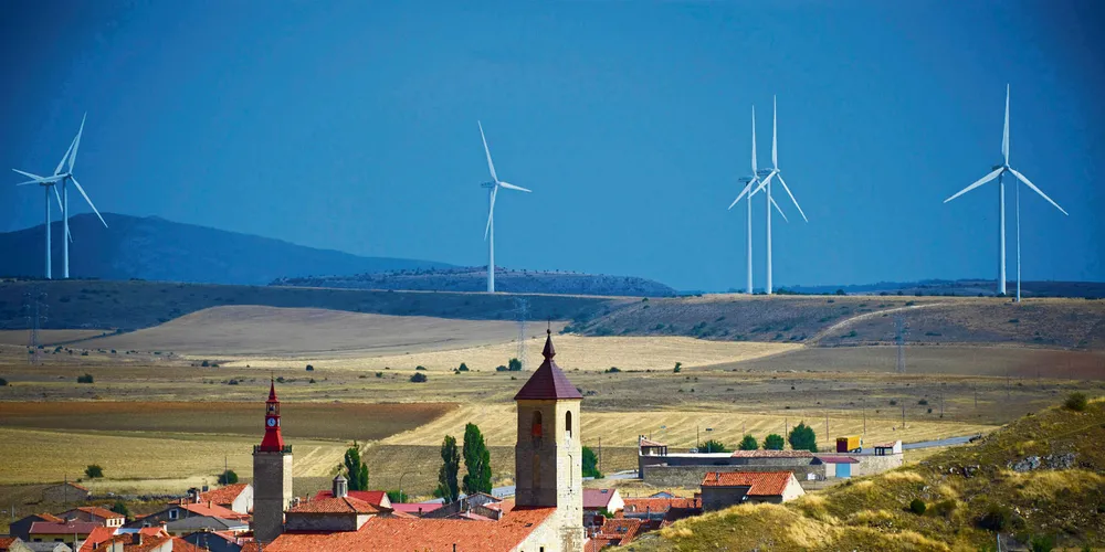 Wind turbines in Spain, one of the markets the two partners will target.