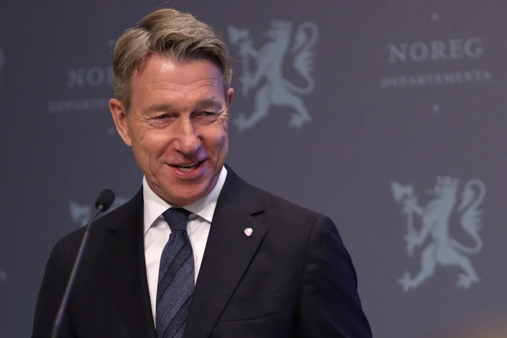 – Vi har sagt nå at vi har en betalingsvillighet på 35 milliarder kroner og det står seg veldig godt, sier energiminister Terje Aasland om støttenivået til Utsira Nord.