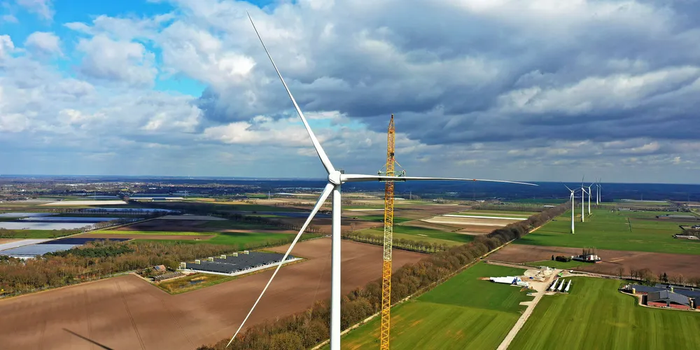 Heibloem wind farm in the Netherlands with Nordex turbines