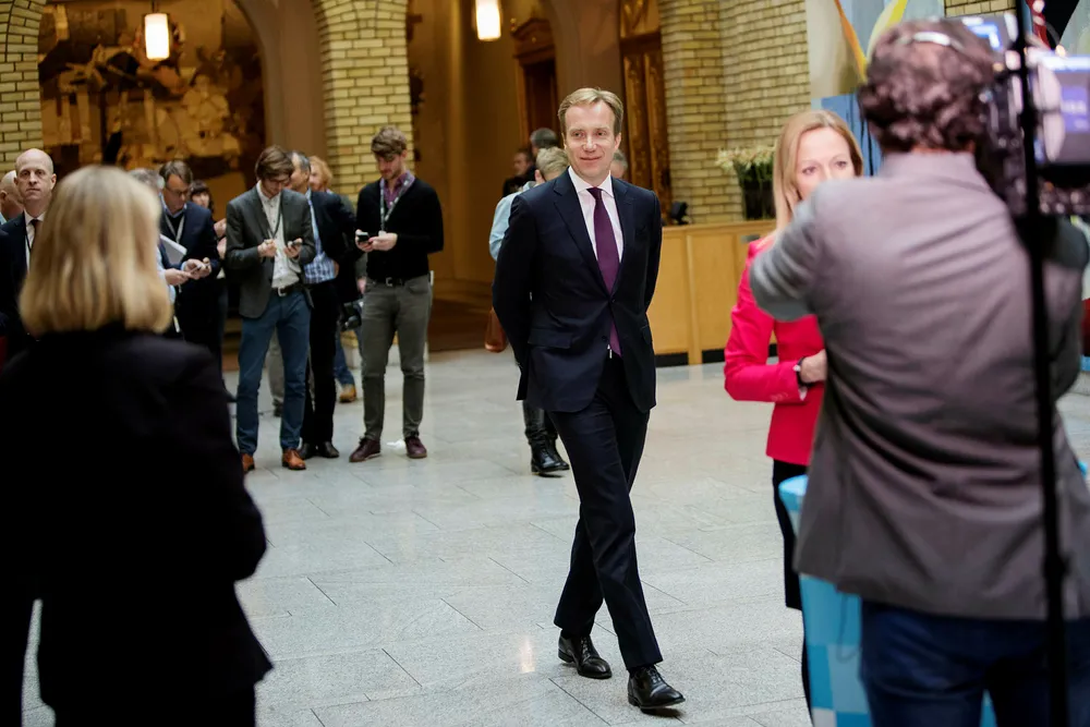 Utenriksminister Børge Brende (H) har ansvaret for et bistandsbudsjett som bare blir større og større. Foto: Øyvind Elvsborg