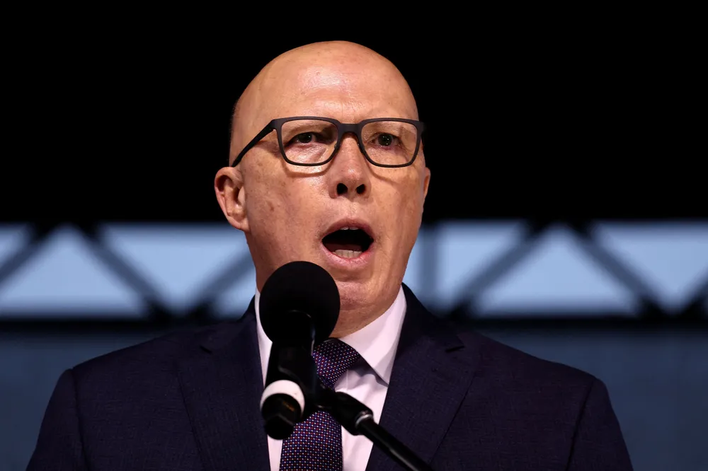 Australia's opposition leader Peter Dutton.