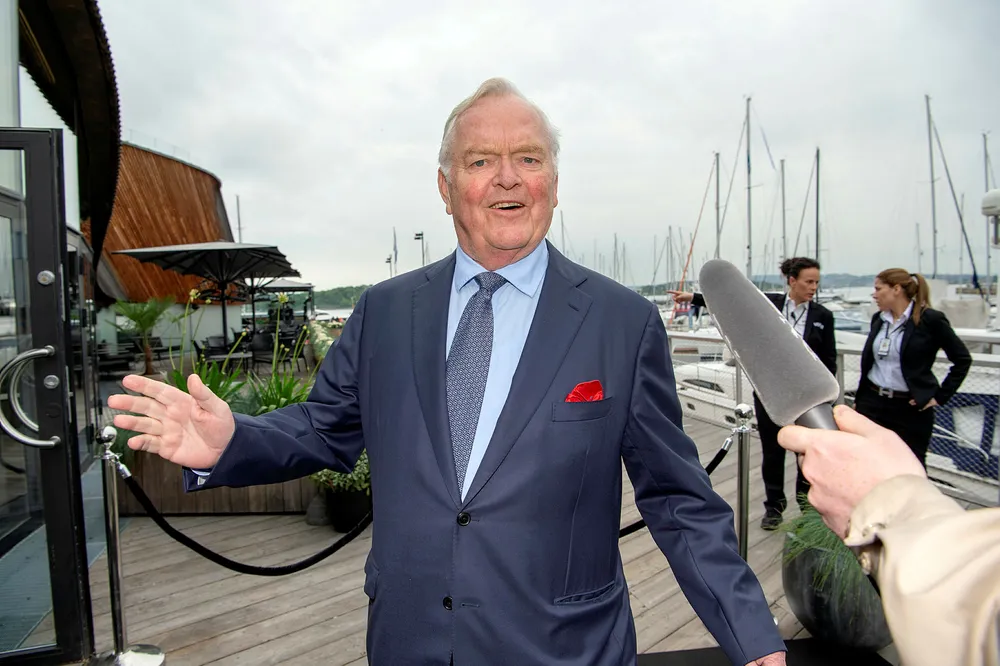 Herbjørn Hansson ser endelig pengene trille inn i tankrederiet Nordic American Tankers.